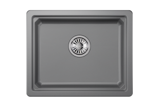 Мойка кухонная Granula Kitchen Space 5501U, АЛЮМИНИУМ